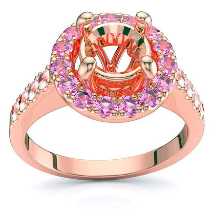 Rose Diamond and Pink Sapphire