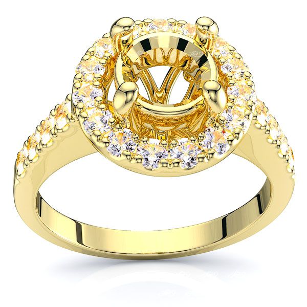Connecticut Halo Engagement Ring
