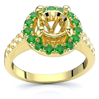Yellow Diamond and Emerald