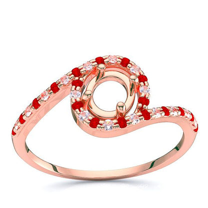 Rose Diamond and Ruby