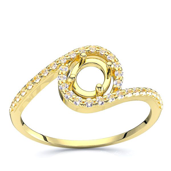Idaho Halo Engagement Ring