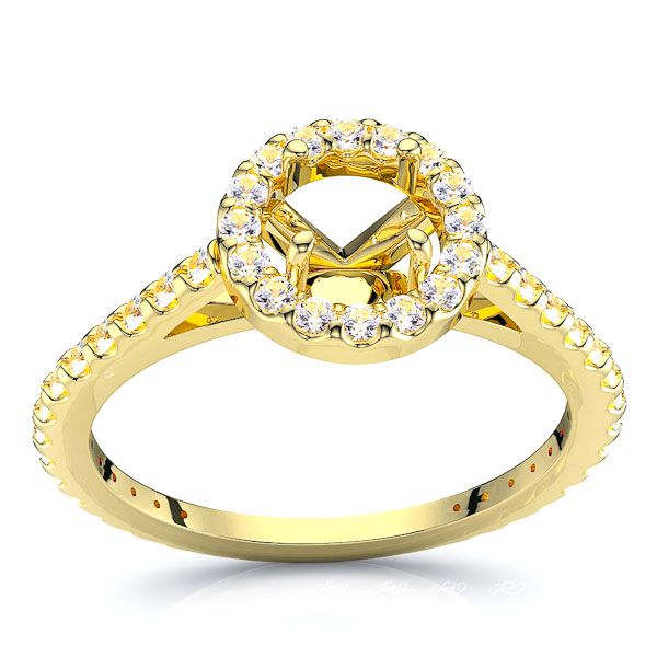 Oregon Halo Engagement Ring
