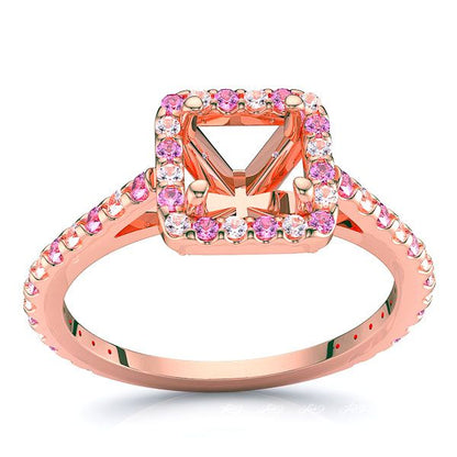 Rose Diamond and Pink Sapphire