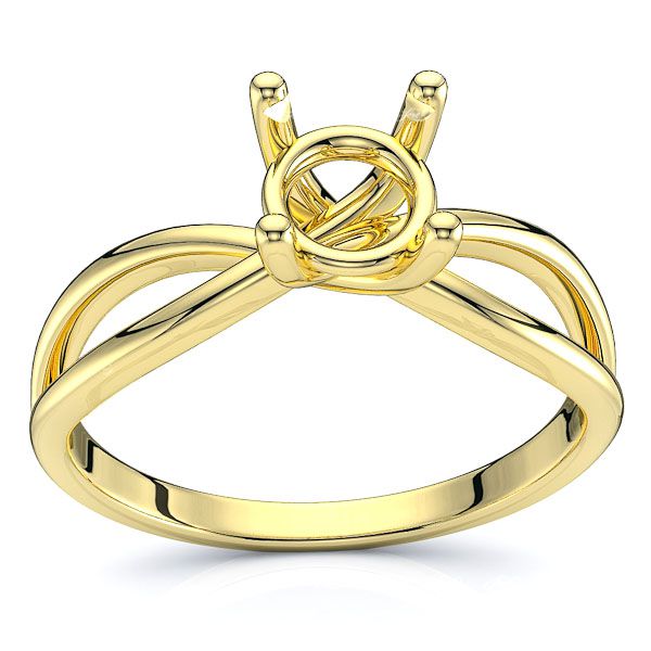Seattle Infinity Solitaire Engagement Ring