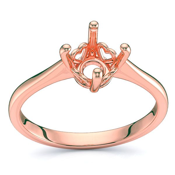 Cleveland Heart Solitaire Engagement Ring