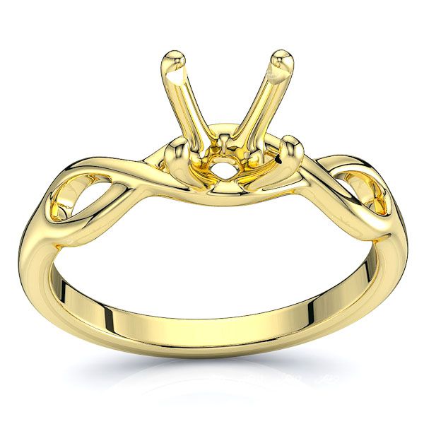 New York Infinity Solitaire Engagement Ring
