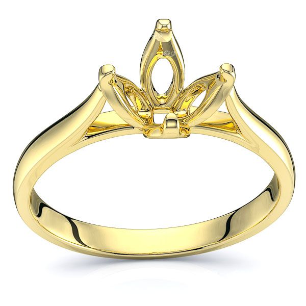 Detroit Cathedral Solitaire Engagement Ring