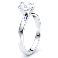 Trellis Solitaire Engagement Ring