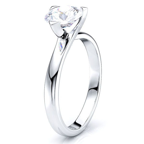 Trellis Solitaire Engagement Ring