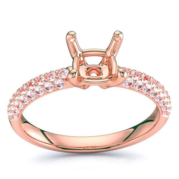 Palau Pave Set Engagement Ring