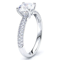 Palau Pave Set Engagement Ring
