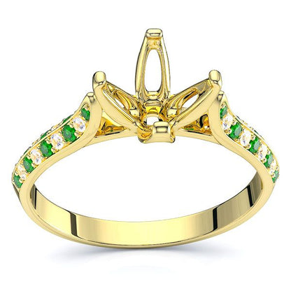 Yellow Diamond and Emerald