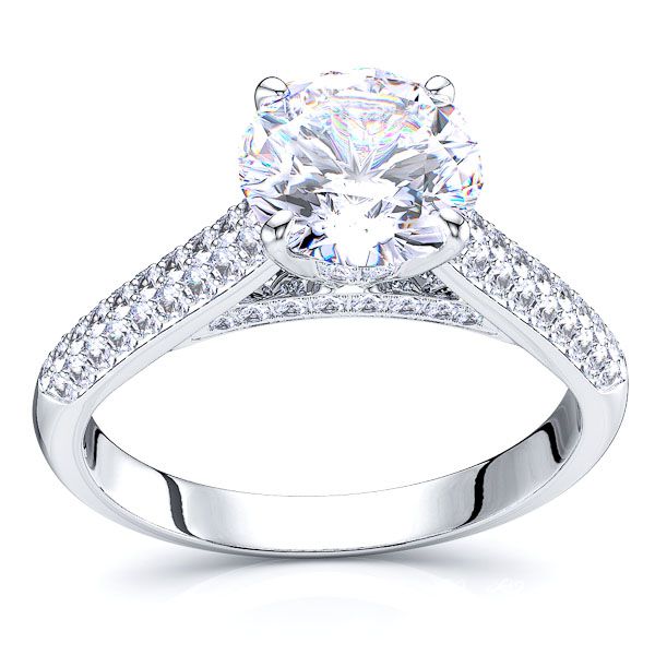 Tennessee Pave Set Engagement Ring