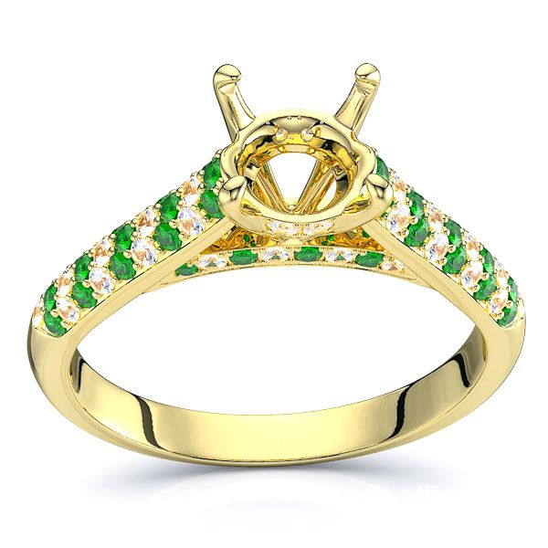 Yellow Diamond and Emerald