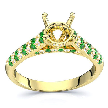 Yellow Diamond and Emerald
