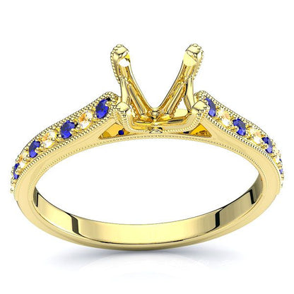 Yellow Diamond and Blue Sapphire