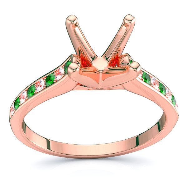 Rose Diamond and Emerald