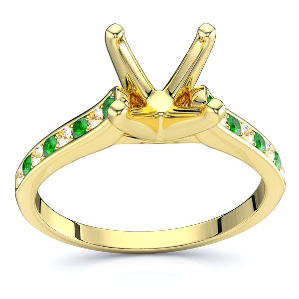 Yellow Diamond and Emerald