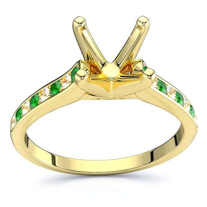 Yellow Diamond and Emerald