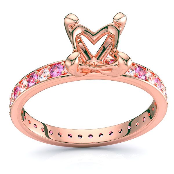 Rose Diamond and Pink Sapphire