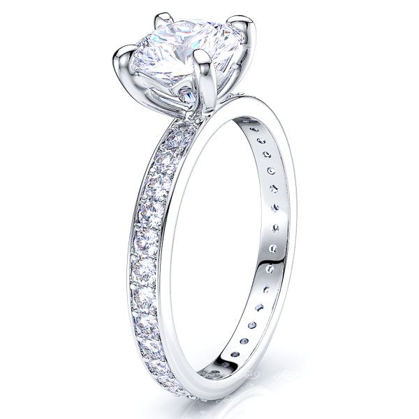 Washington Pave Set Engagement Ring
