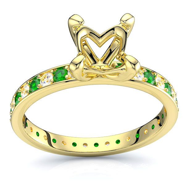Yellow Diamond and Emerald