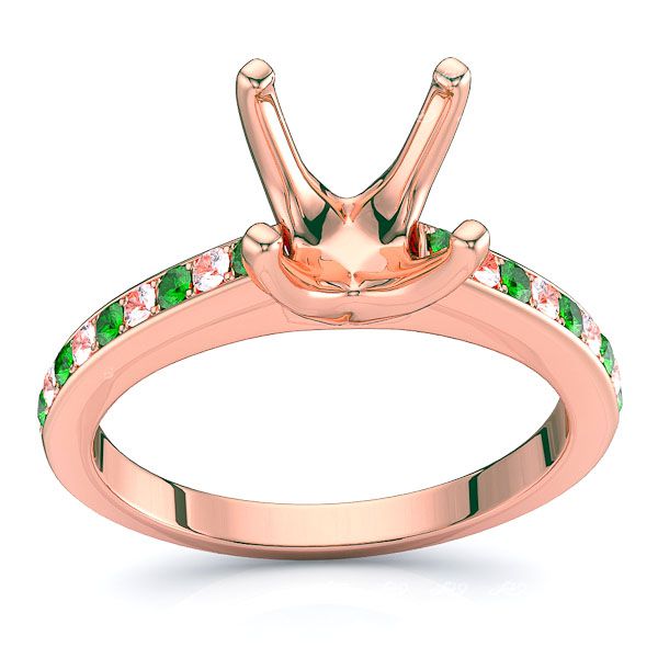 Rose Diamond and Emerald