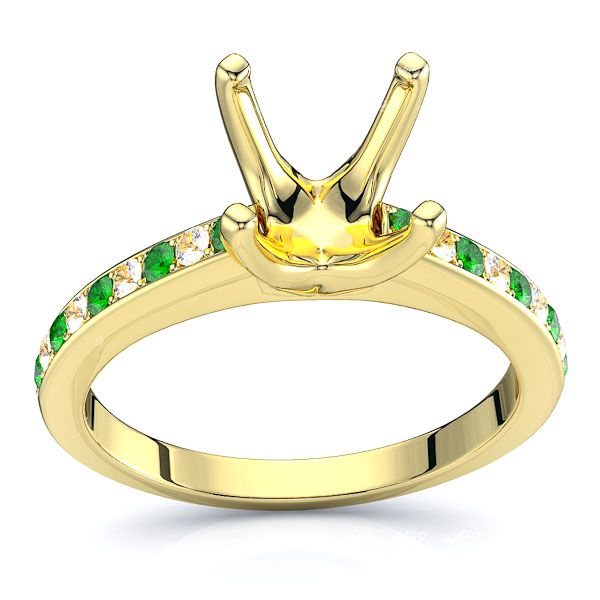 Yellow Diamond and Emerald