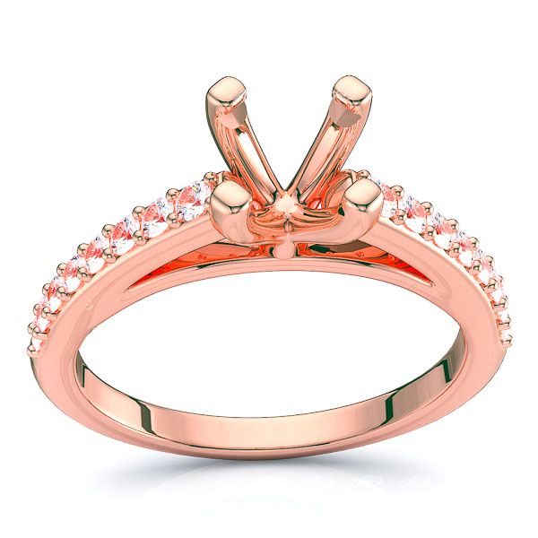Nebraska Pave Set Engagement Ring