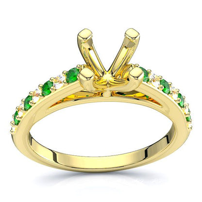 Yellow Diamond and Emerald