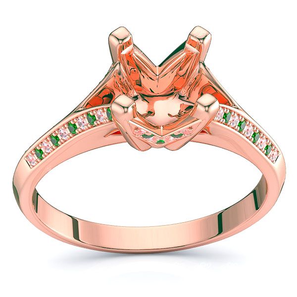 Rose Diamond and Emerald