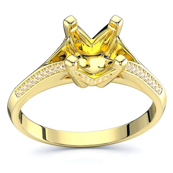 Utah Pave Set Engagement Ring