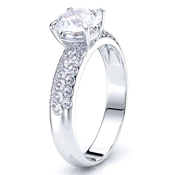 Florida Pave Set Egagement Ring