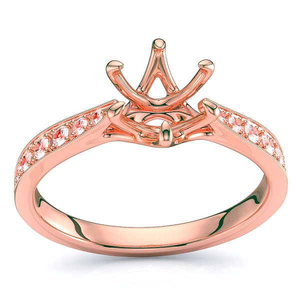 Minnesota Pave Set Engagement Ring