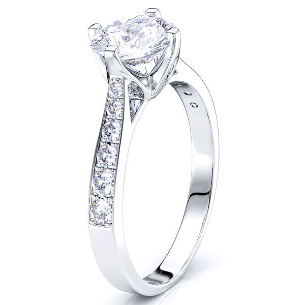 South Carolina Pave Set Engagement Ring