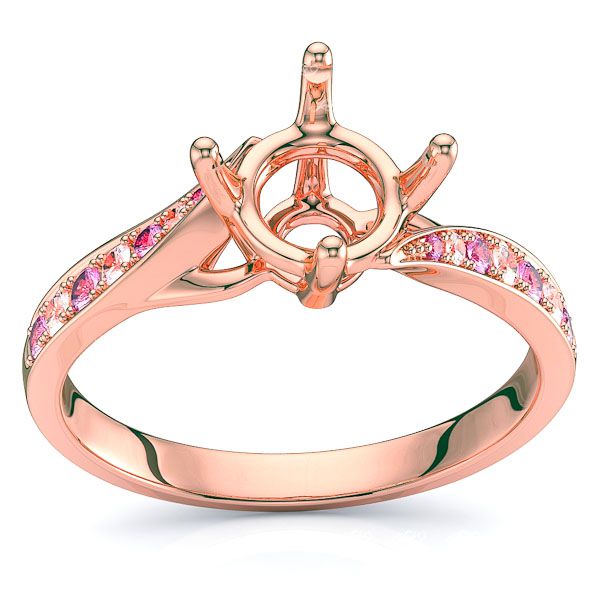 Rose Diamond and Pink Sapphire
