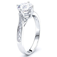 New Hampshire Pave Set Engagement Ring