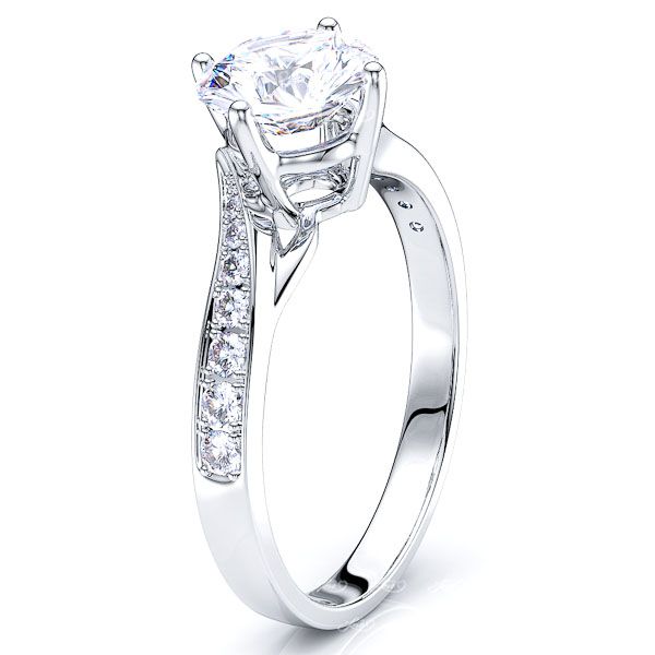 New Hampshire Pave Set Engagement Ring