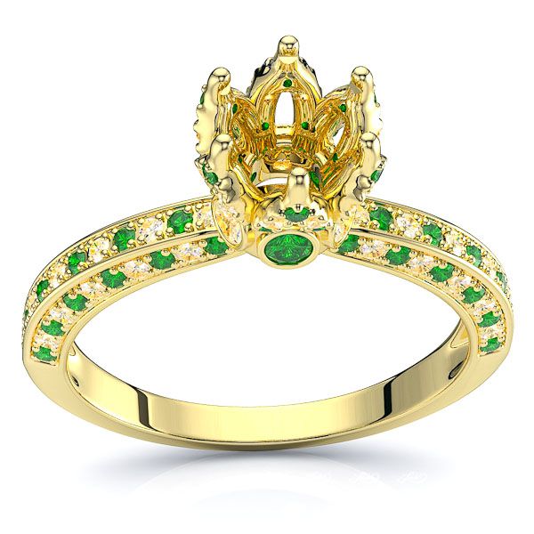 Yellow Diamond and Emerald