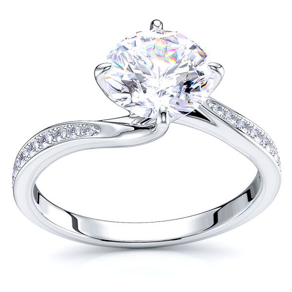 Missouri Pave Set Engagement Ring