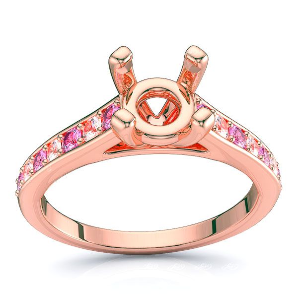 Rose Diamond and Pink Sapphire