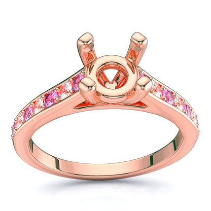 Rose Diamond and Pink Sapphire