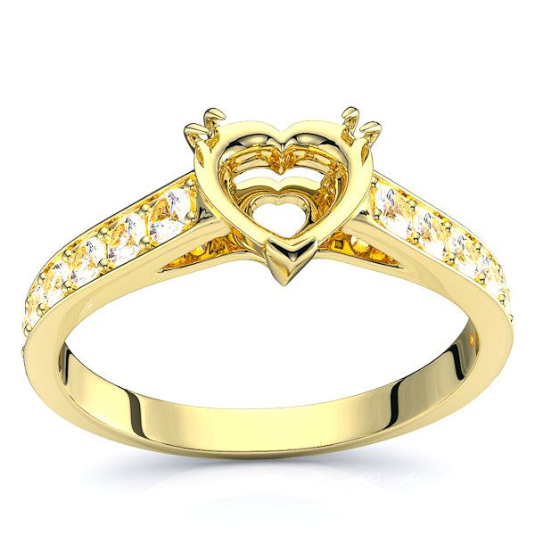 Alberta Pave Set Engagement Ring