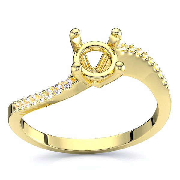 Charlottetown Pave Set Engagement Ring