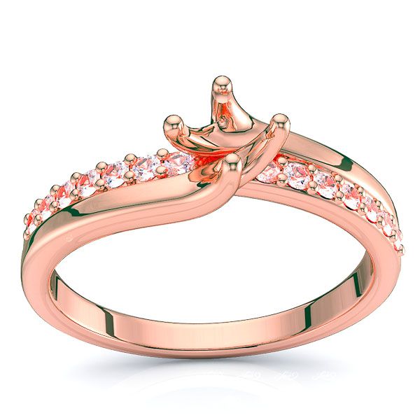 Calgary Pave Set Engagement Ring