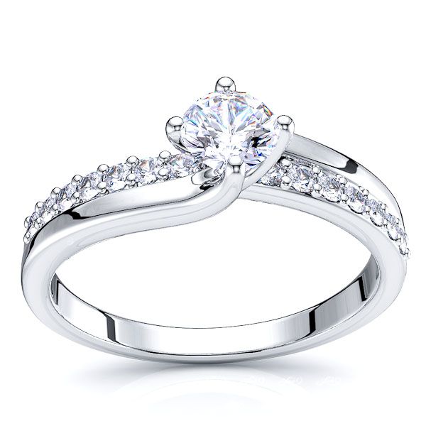 Calgary Pave Set Engagement Ring