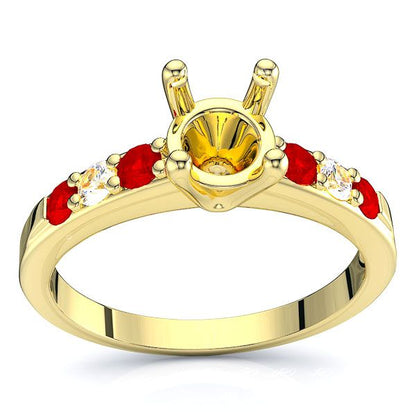 Yellow Diamond and Ruby