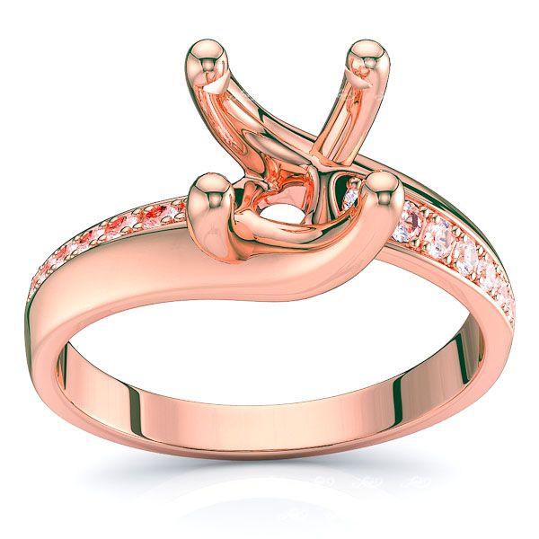 British Columbia Pave Set Engagement Ring