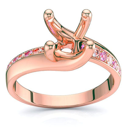 Rose Diamond and Pink Sapphire