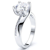 British Columbia Pave Set Engagement Ring
